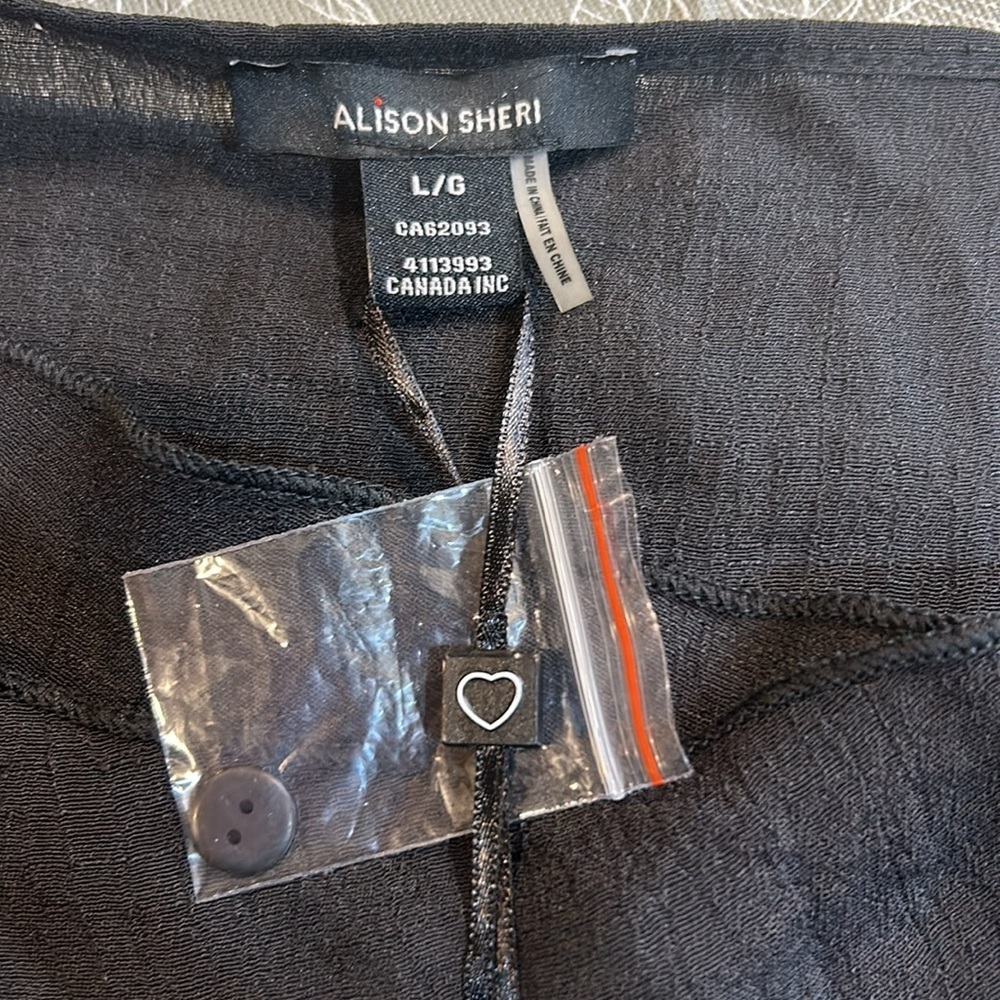 Ladies Alison Sheri Sheer Shirt. - Picture 3 of 5
